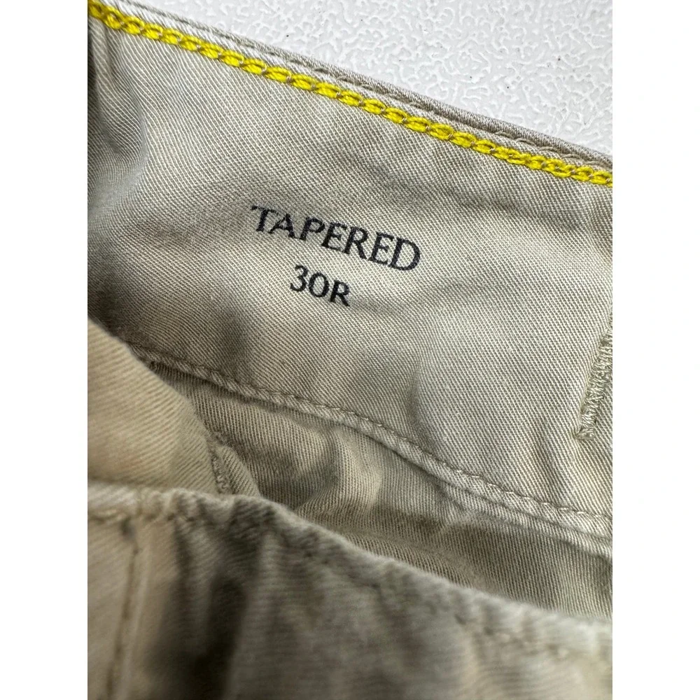 Banana Republic Traveler Cargo Pants Mens 30R Khaki Tan Tapered Stretch Utility